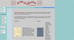 Desktop Screenshot of amadeuslibreria.com